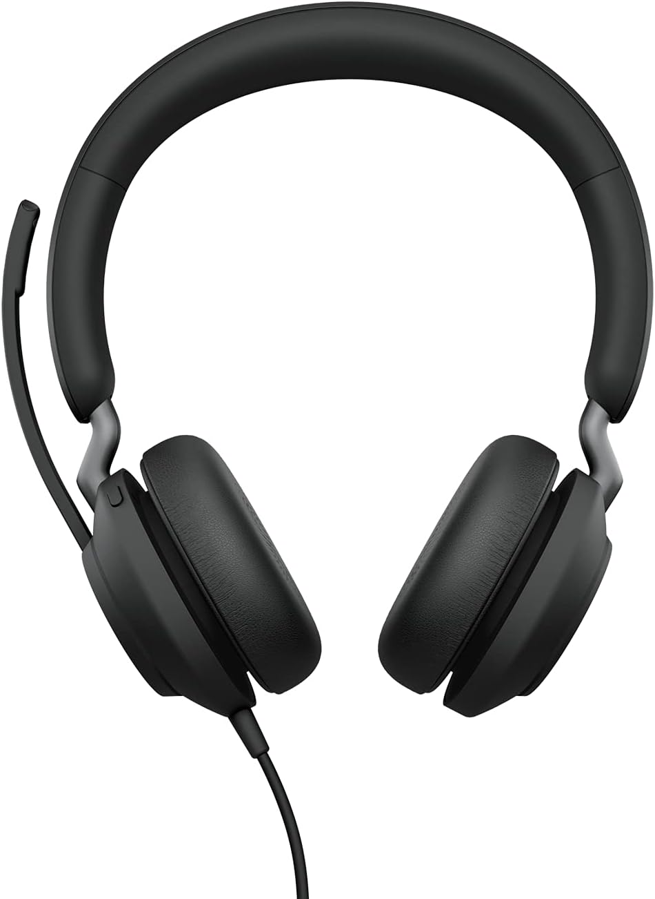 Evolve2 40 PC Headset mit Noise Cancelling, Stereo Erste Ausgabe USB-A Optimiert für Microsoft Teams