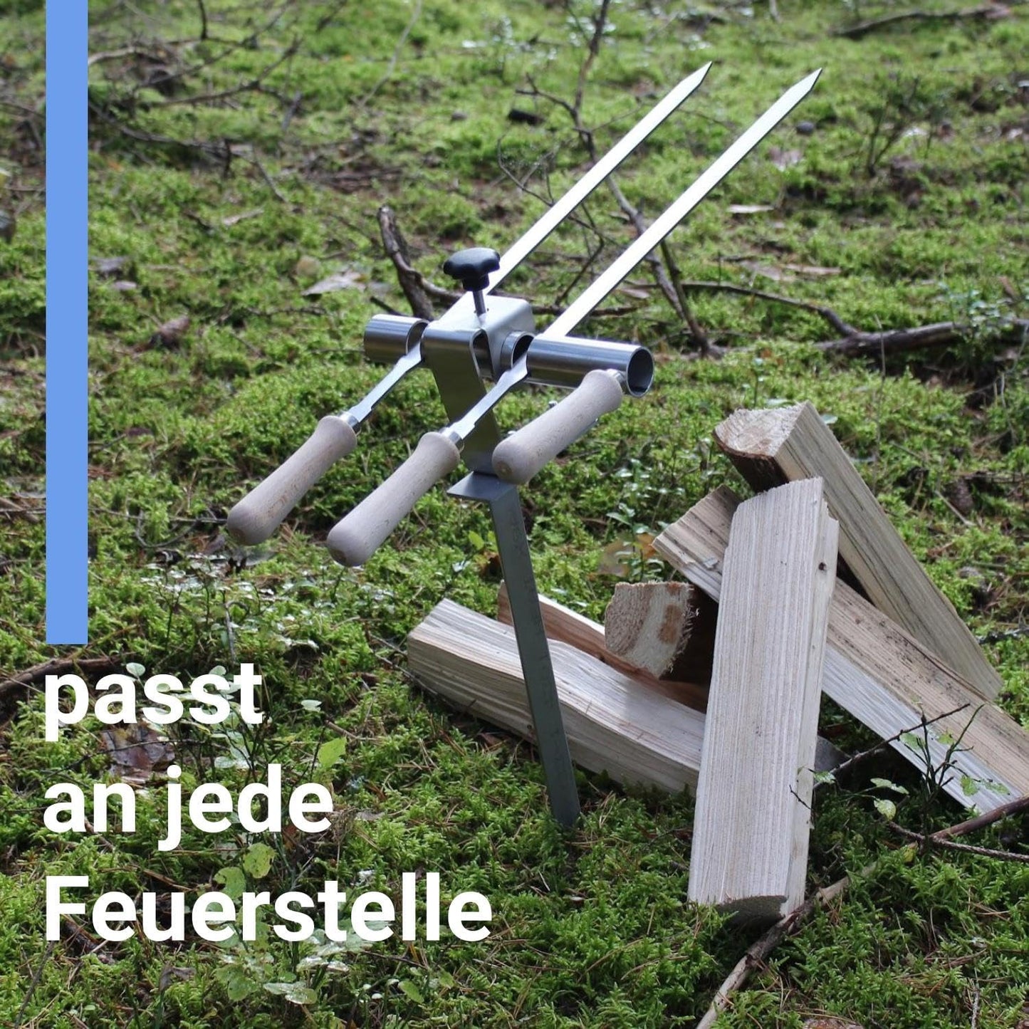Steckerlfisch Grillspiesshalter inklusive Befestigungsmaterial