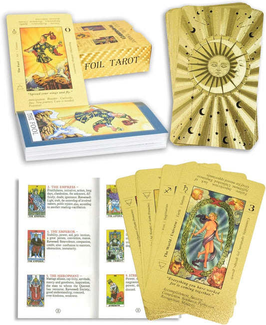 Englisches Waite-Tarot-Deck Sonne, Mond und Sterne, Sonne, Mond und Sterne