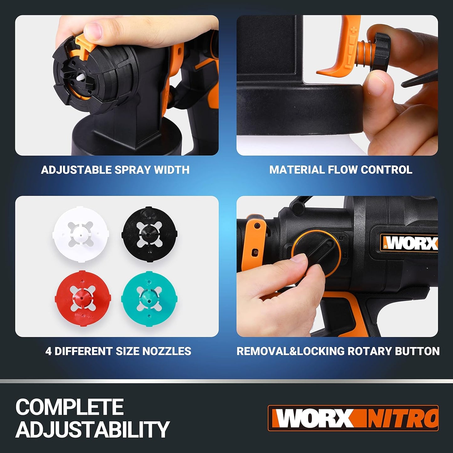 WX020.9 Nitro, ohne Akku & Ladegerät