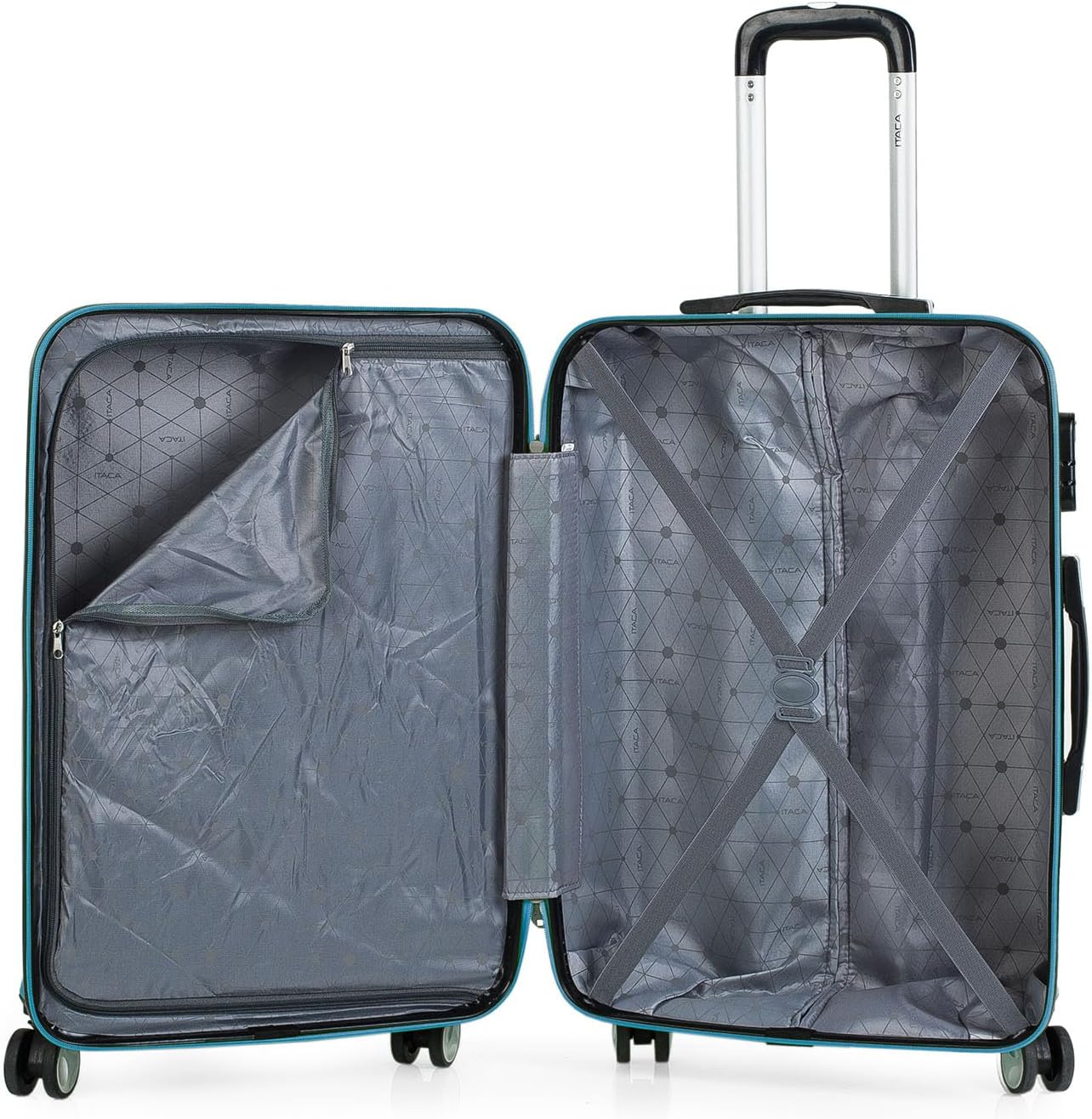 Hartschalenkoffer-Set für Reisen, Blau
