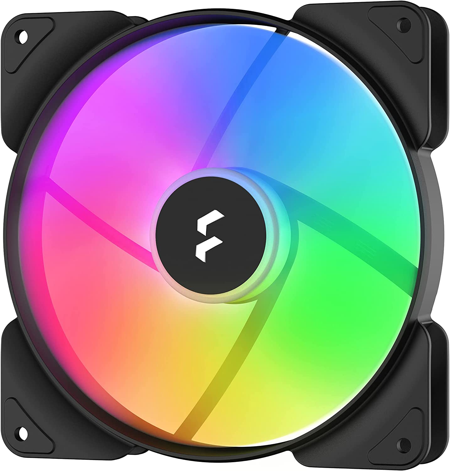 Aspect 14 RGB PWM Black Frame 3er, Gehäuselüfter, Fan RGB PWM 3-pack
