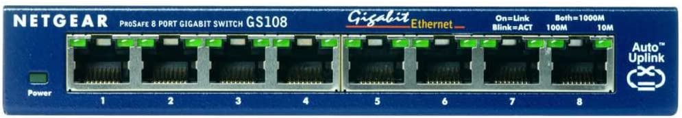 GS108GE, Switch, Unmanaged 8-Port