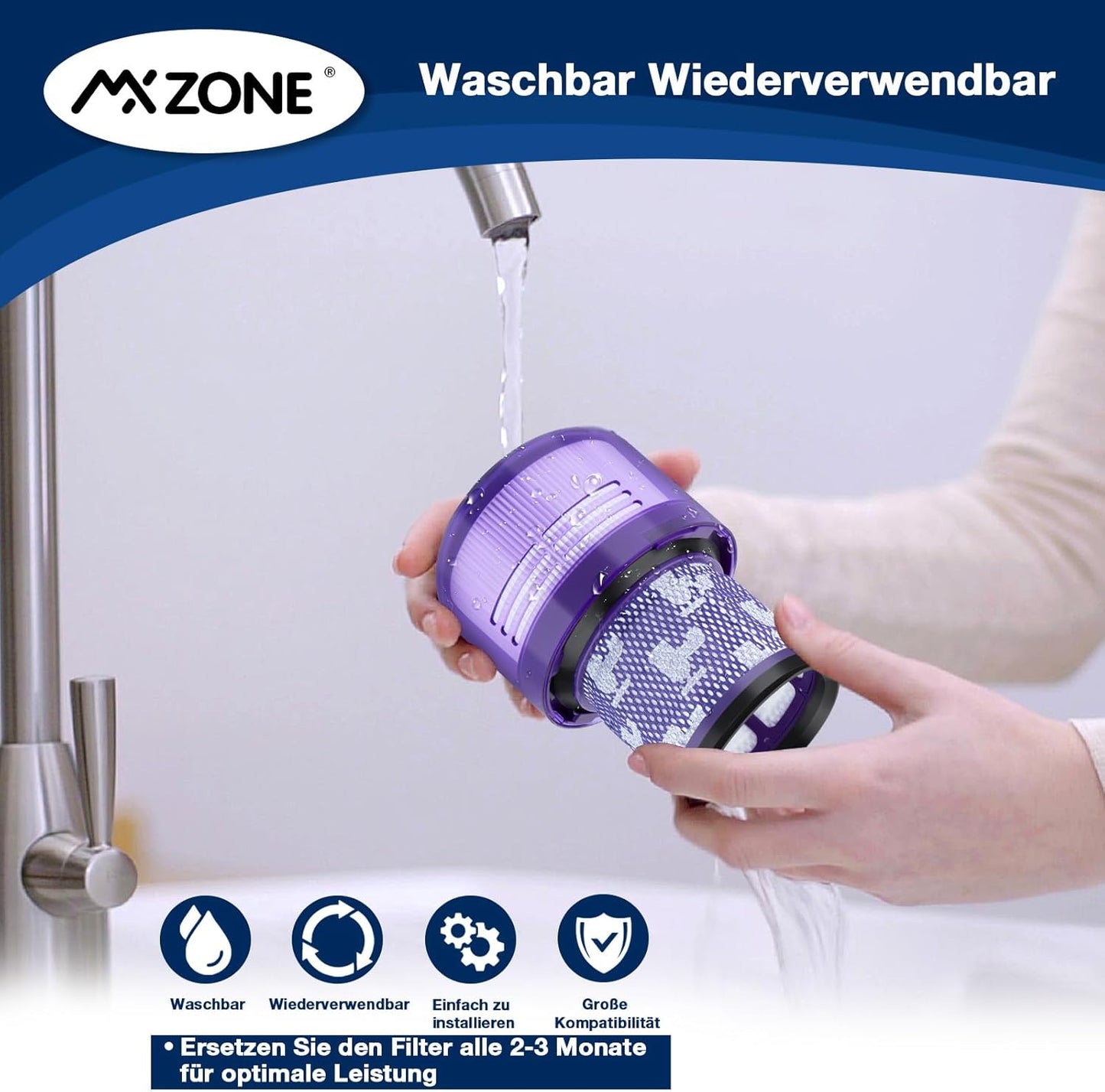 Ersatzfilter-Set für Dyson V11/V15 Staubsauger, V11