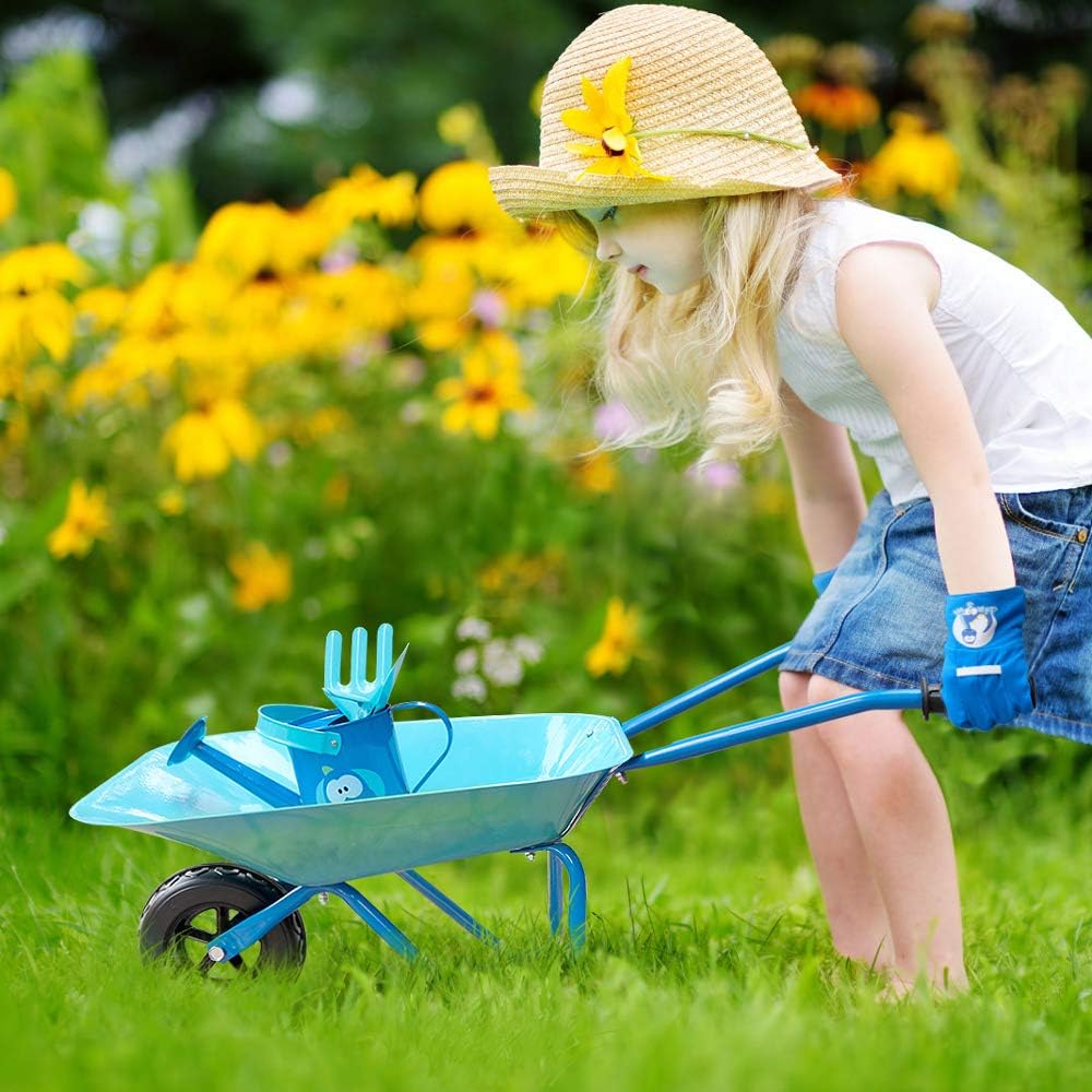 5-teiliges Schubkarren-Set für Kinder, Garten