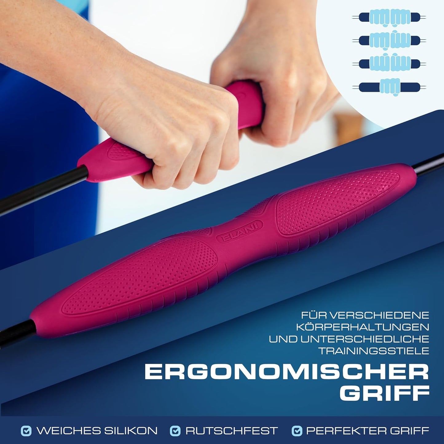 Schwingstab, Pink