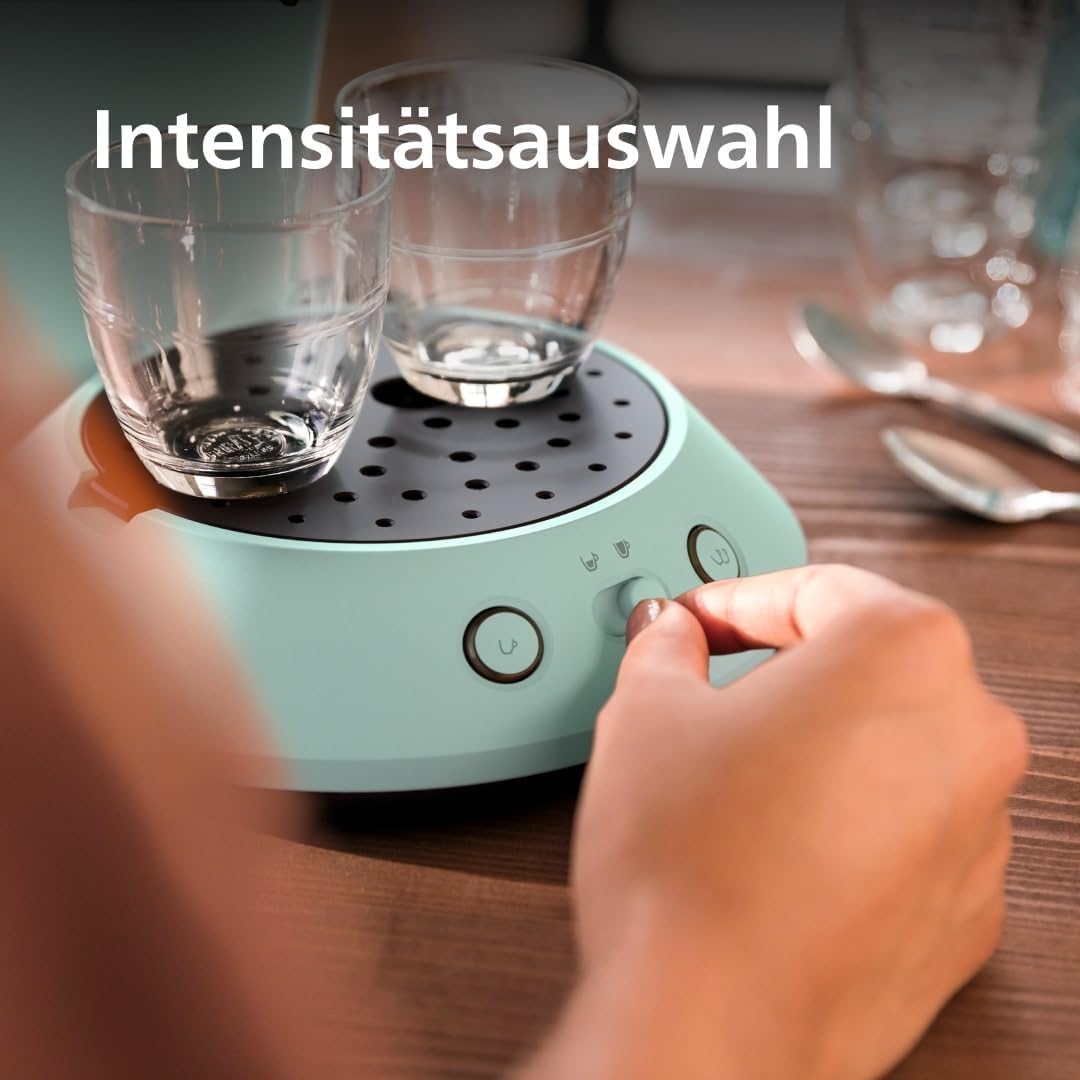 Senseo Original Plus Kaffeepadmaschine mit Boost Technologie, Standard Wüsten Grün