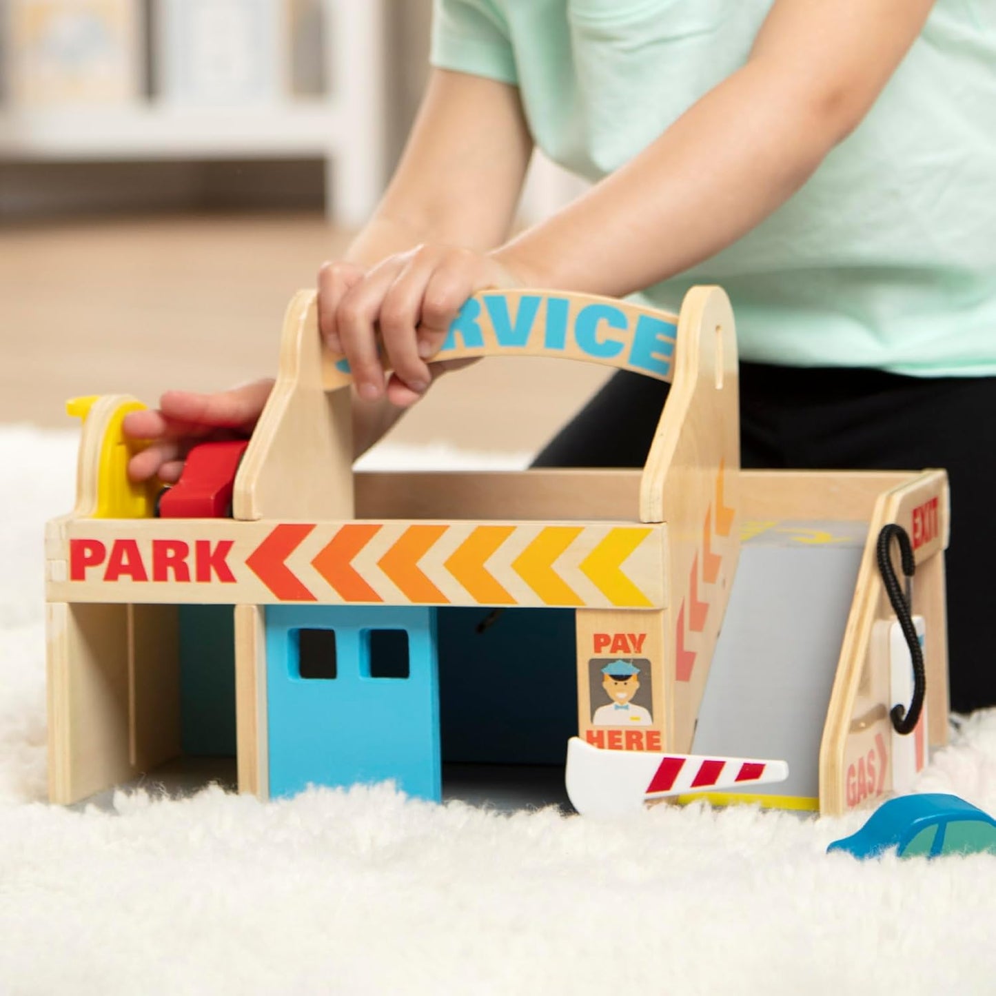 Parkgaragen-Set mit realistischen Funktionen, Children's Toy