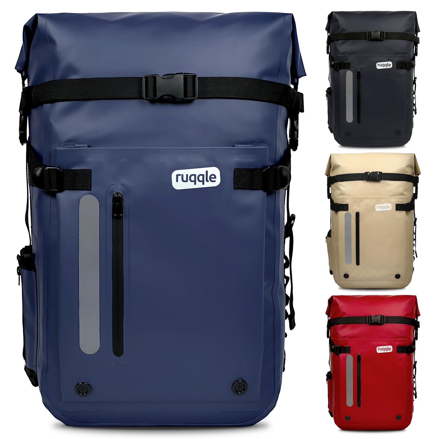 Wasserdichter Rucksack, 45L, 45 Liter Blau