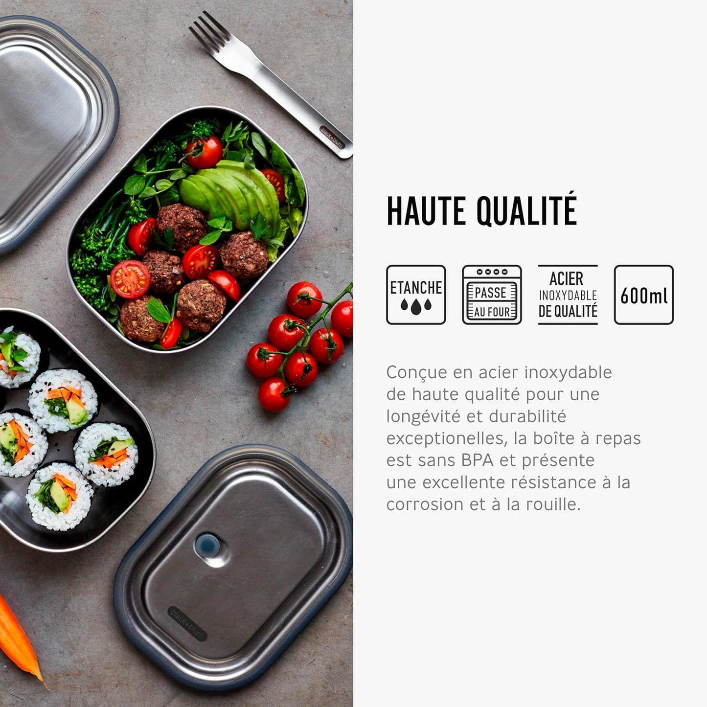 Lunchbox mit Vakuumverschluss (600 ml), Olive 600 ml