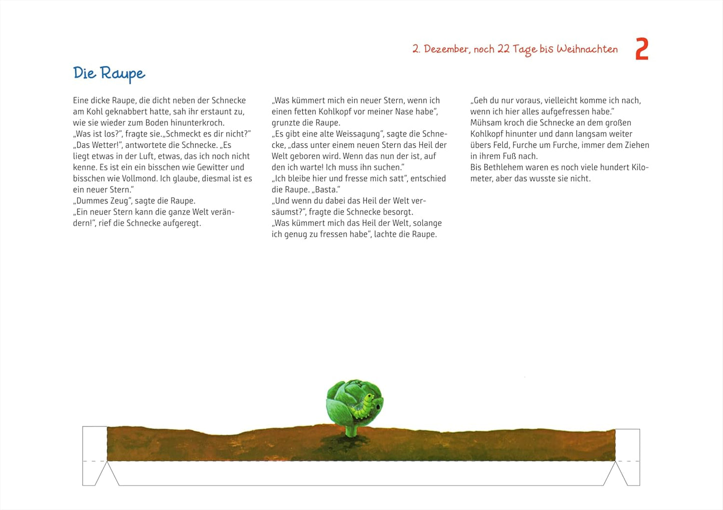 Der weite Weg nach Bethlehem. Ein Adventskalender zum Basteln und Vorlesen, Kalender