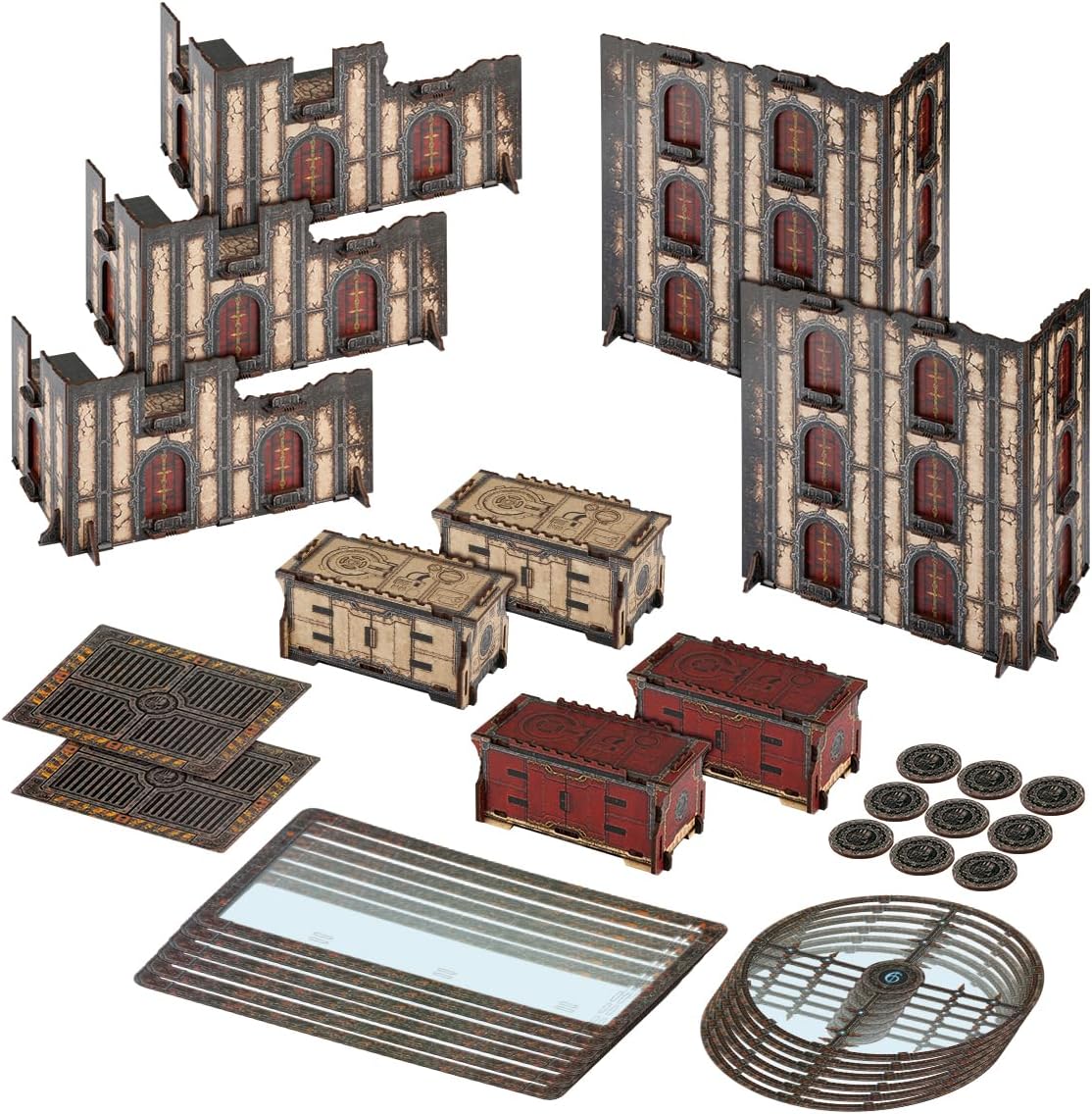 Battlezone Creation Kit Tischgelände-Set, 9 PCS Set Weiß