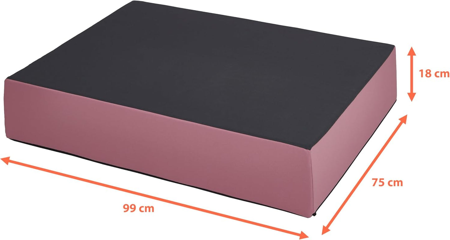 Hüpfmatratze zum Springen, Spielen und Balancieren, rosa