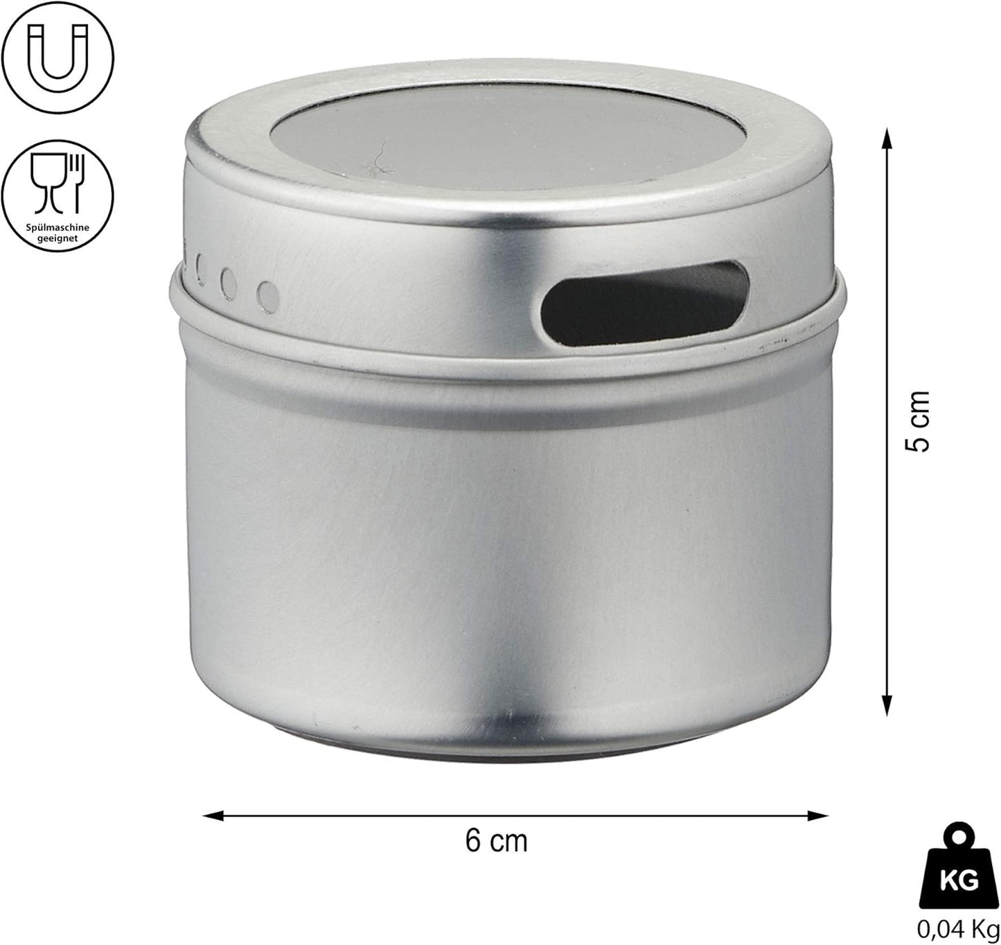 Magnetische Gewürzdosen