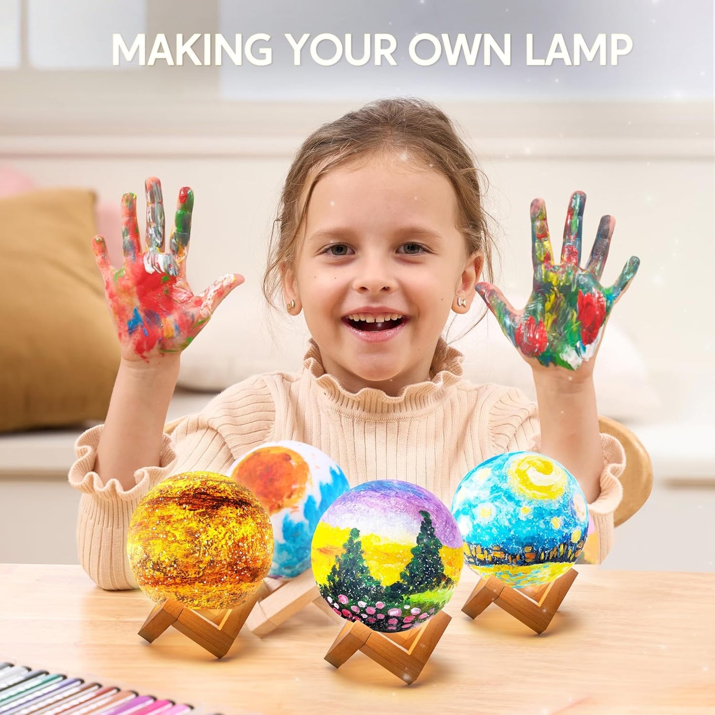 Mondlampe DIY Bastelset, Mond
