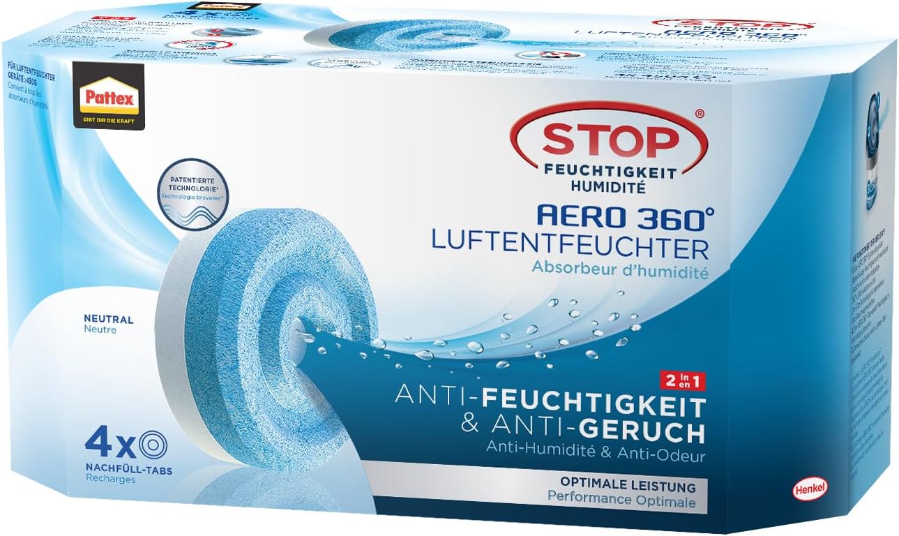 AERO 360° Nachfülltabs, 4 x 450g Nachfülltabs Duft: Neutral