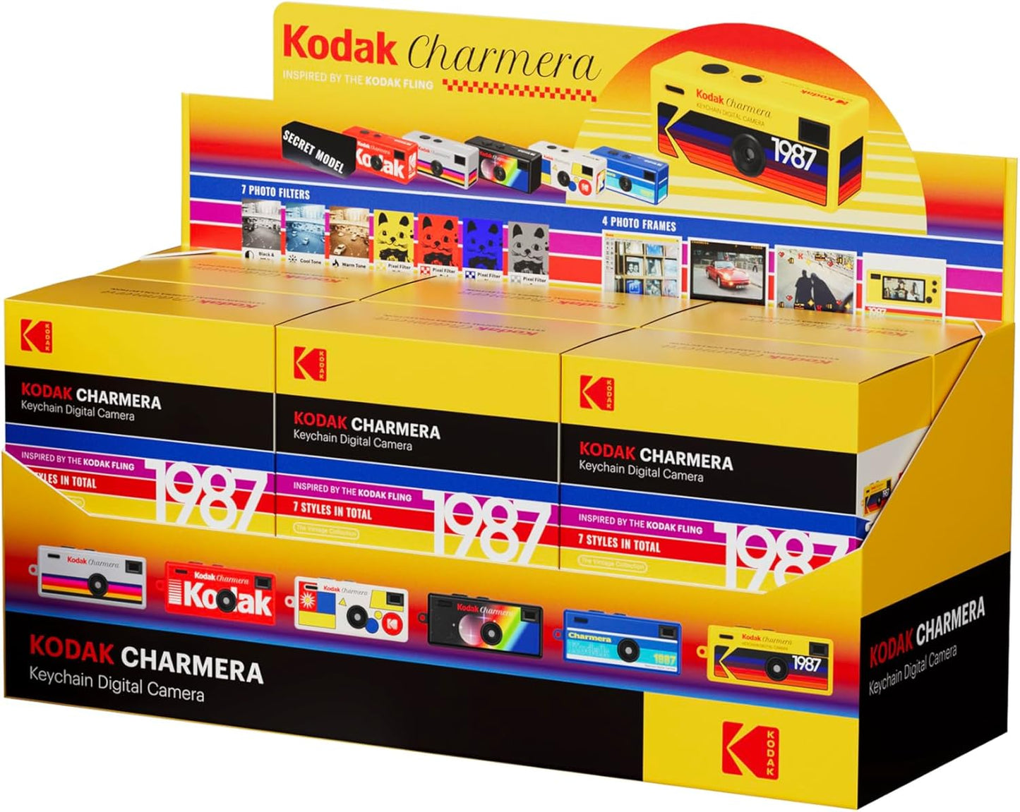 Charmera Display (6 PCs), Ganzes Set