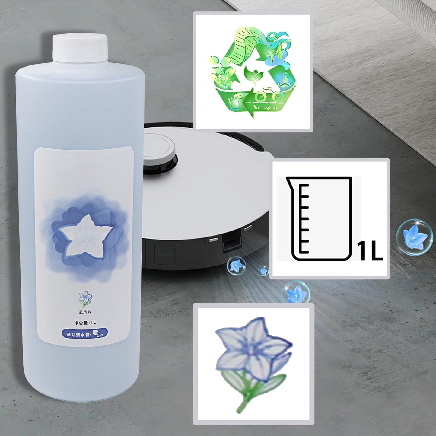 Reinigungslösung für ECOVACS DEEBOT Saugroboter