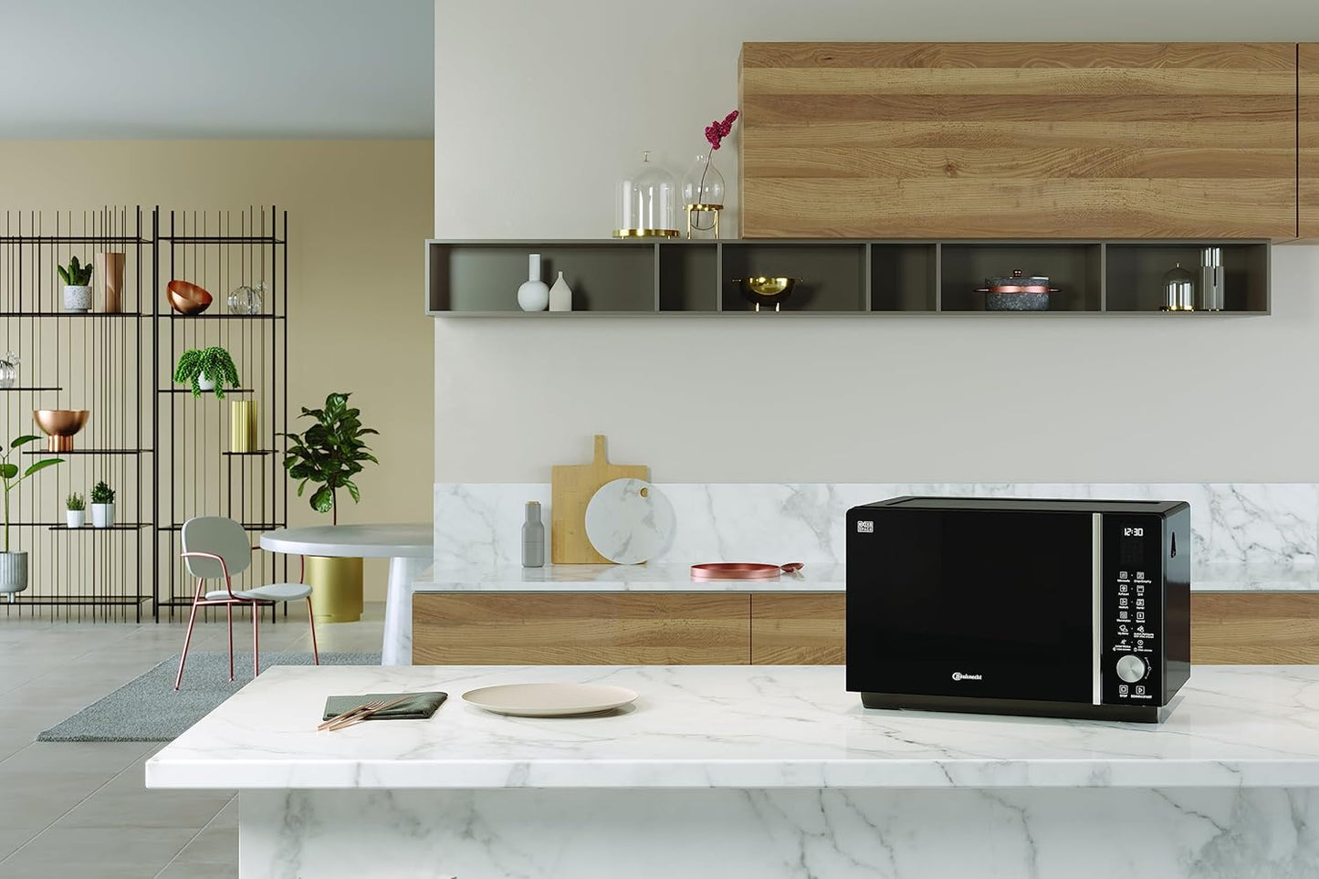 Mikrowelle MF 258 B, Schwarz mit Crisp-Funktion
