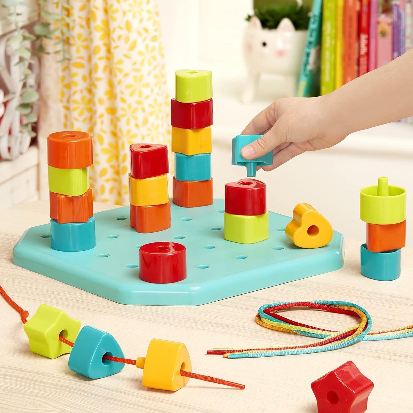 Stecktafel Count & Match für Kleinkinder, Stecktafel
