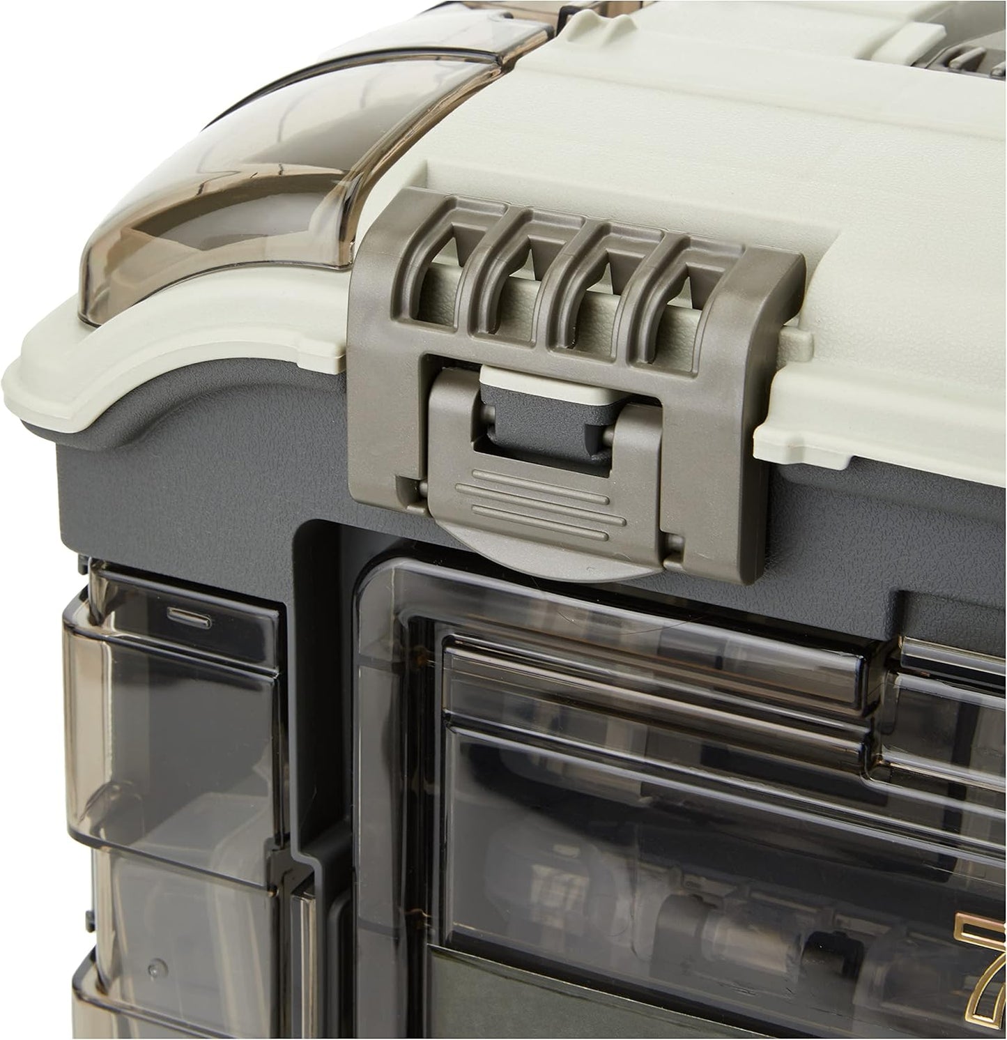 Tackle Box für Anglerzubehör, Einheitsgrösse Abgewinkeltes System
