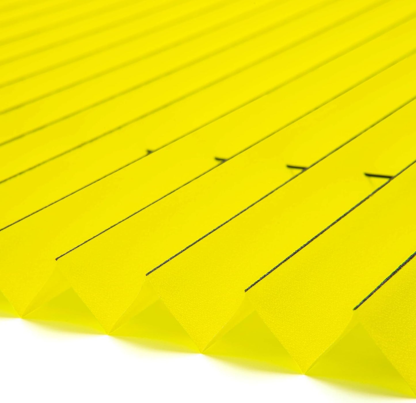 Klemmfix-Plissee Florida, B55 x H130 cm Gelb mit Schwarzen Streifen