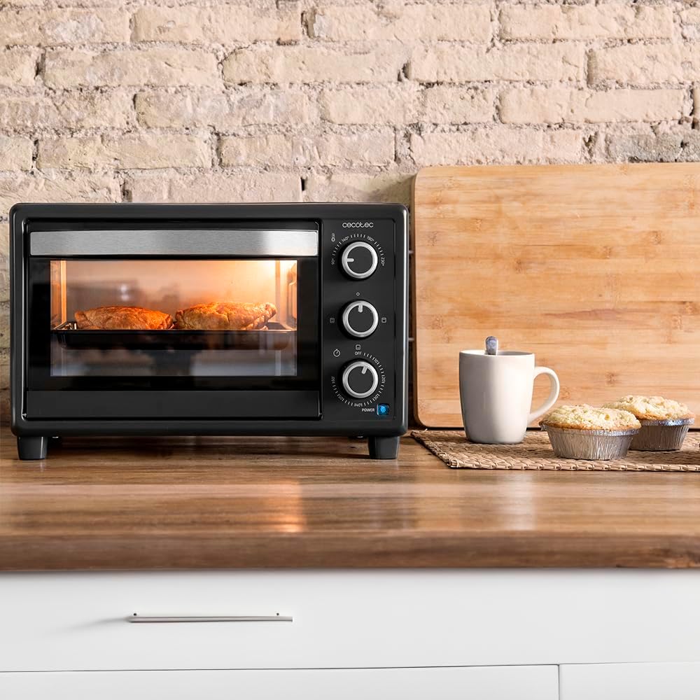 Kleinbackofen Bake and Toast 2300, 23 L Schwarz