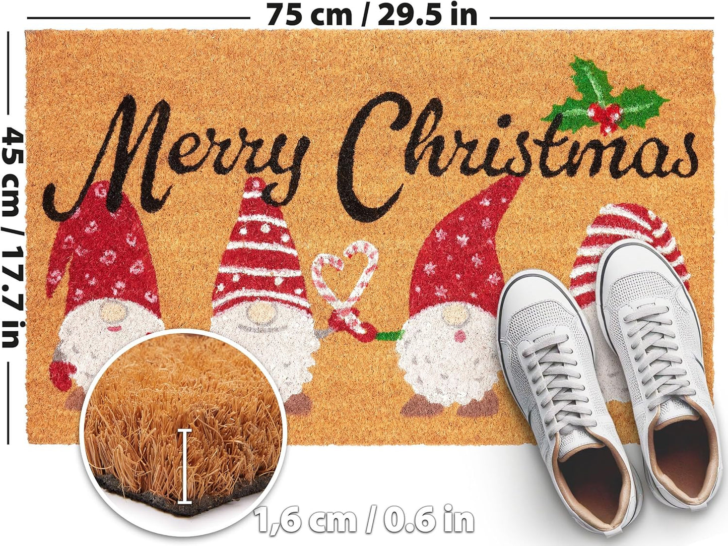 Antirutsch Fussmatte, Merry Christmas