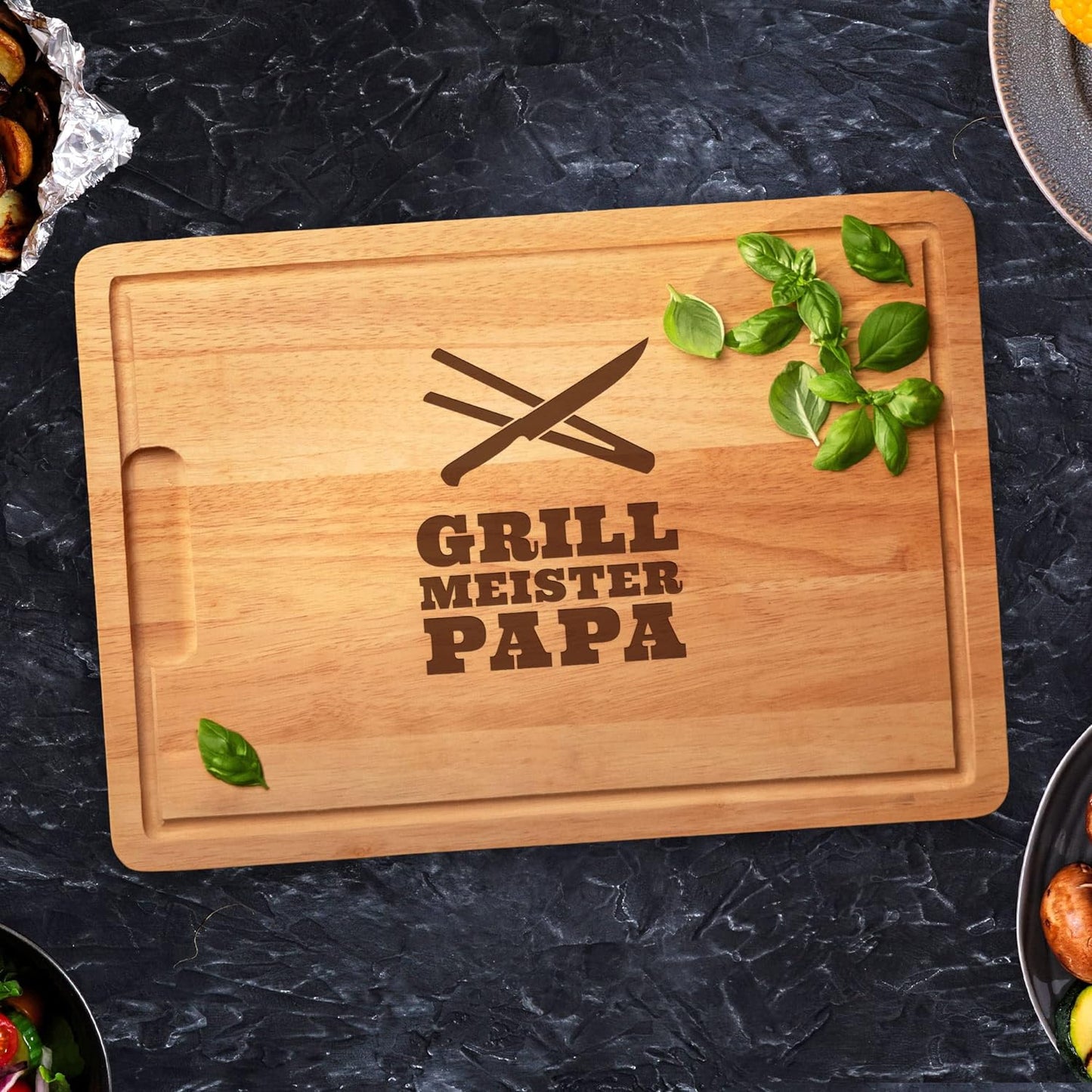Grillbrett, Grillmeister Besteck - Papa - Standard