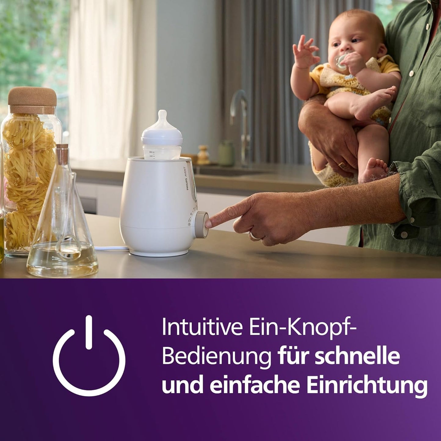 2-in-1 Flaschenwärmer & Sterilisator