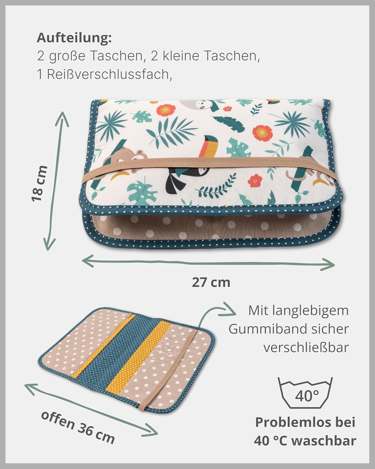 Windeltasche, Dschungel
