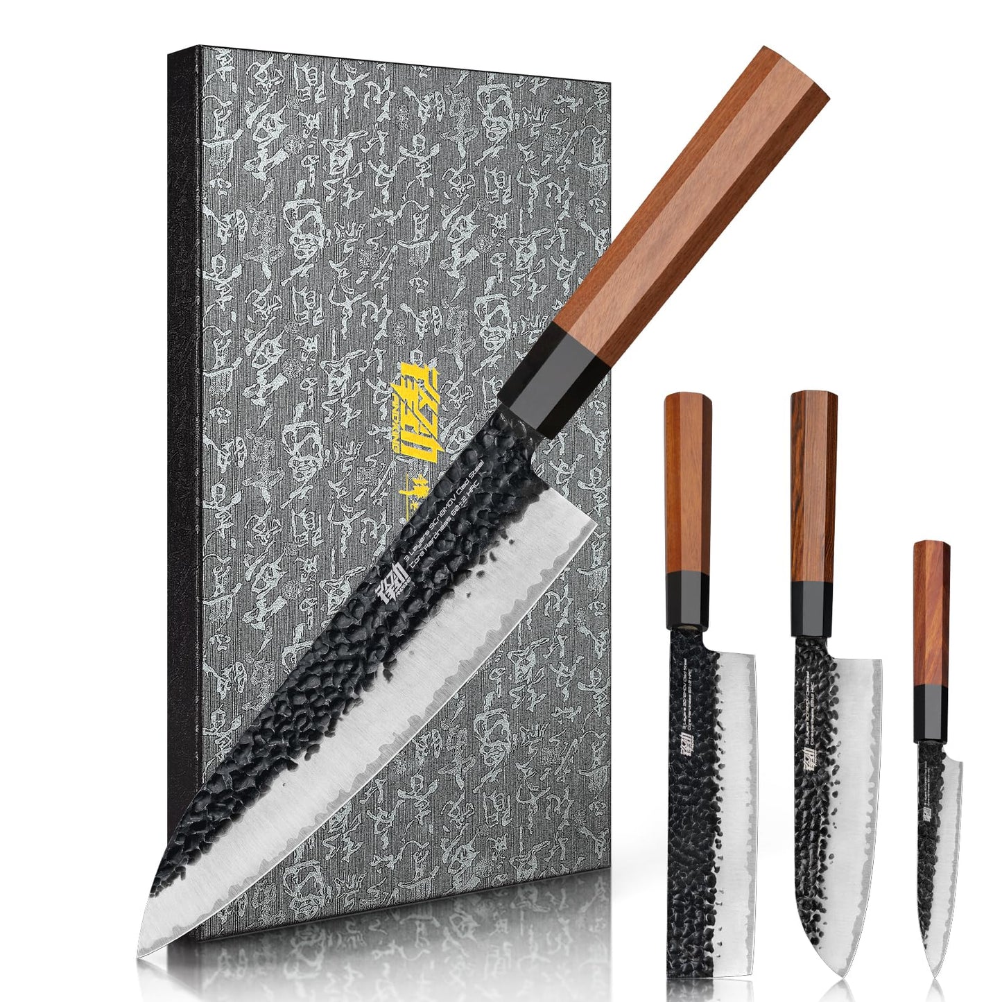 Küchenmesserset Dynasty, 4 in 1 Satz