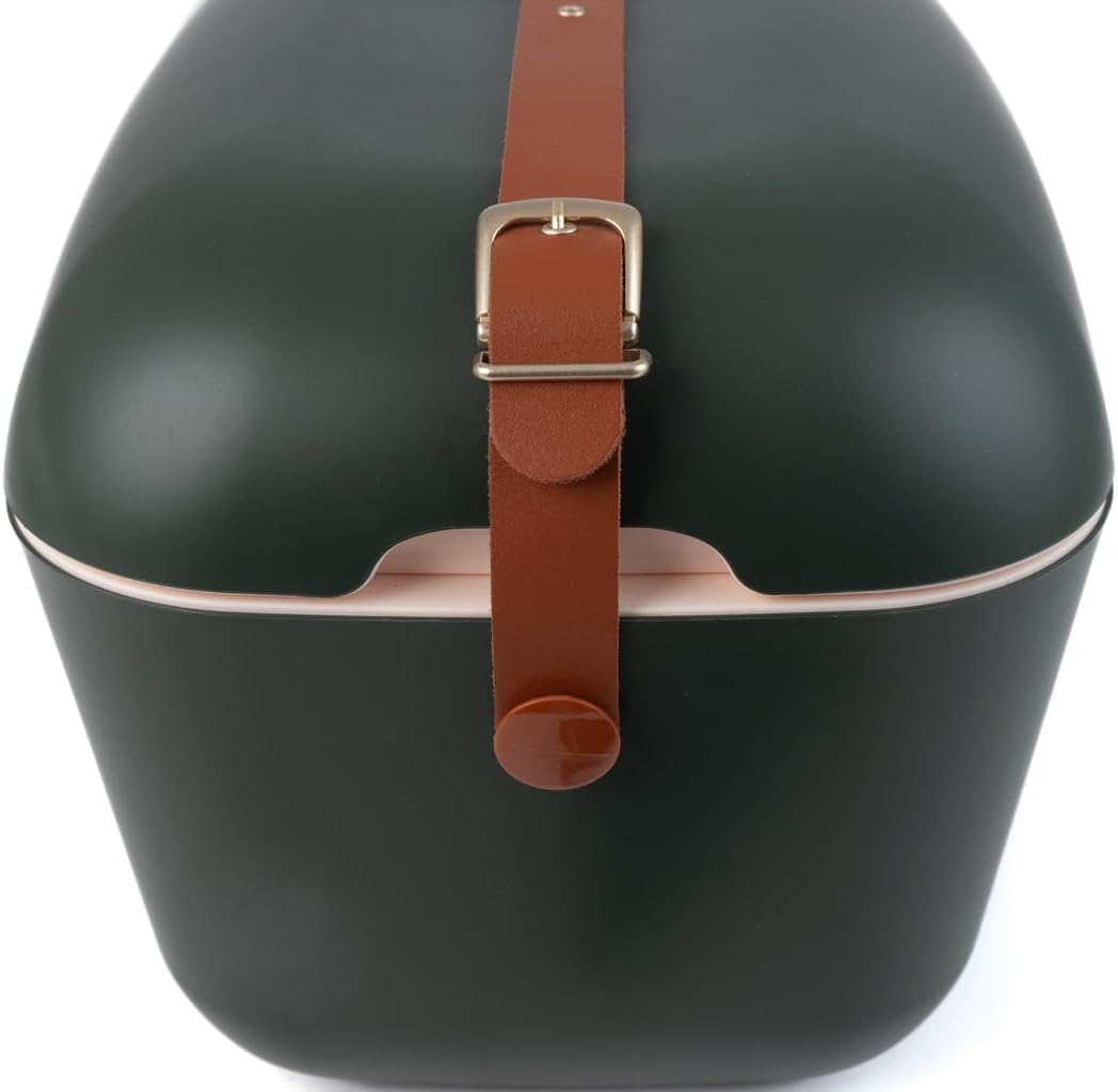 Passive Kühlbox im Retro-Design (20 L), 20 L Waldgrün