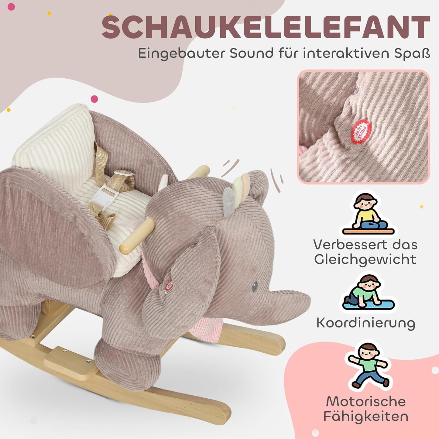 Schaukeltier Elefant