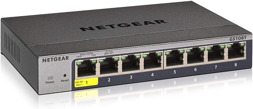 GS108T v3, Switch, Managed Smart 8-Port