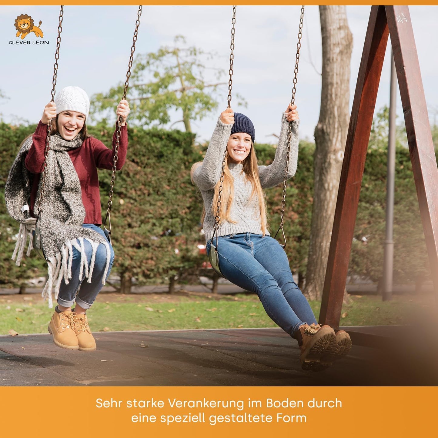 Erdanker für Schaukel (4er-Pack)