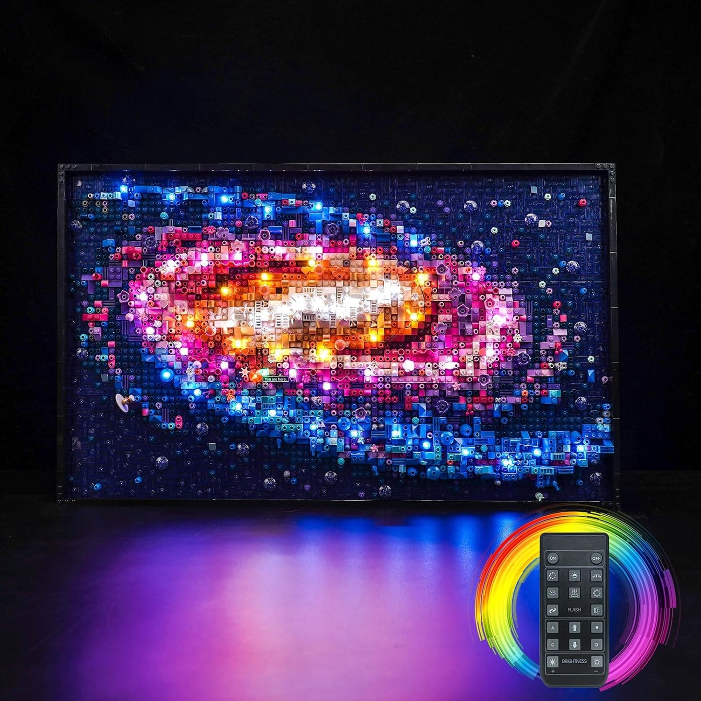 LED Licht Set für LEGO Die Milchstrassen-Galaxie (31212) inkl. Fernbedienung, 31212 The Milky Way Galaxy Fernbedienung