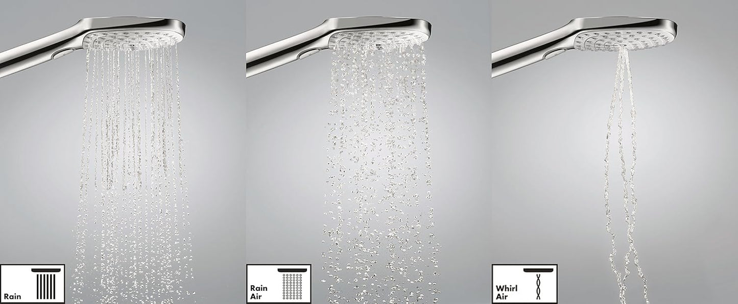 Duschkopf Raindance Select E 120, Weiss/Chrom / 3 Strahlarten