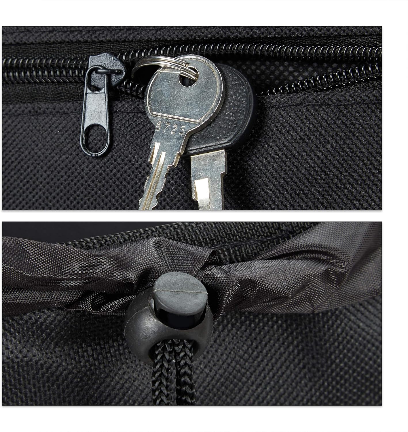 Klappbarer Einkaufstrolley mit abnehmbarer Tasche, Schwarz