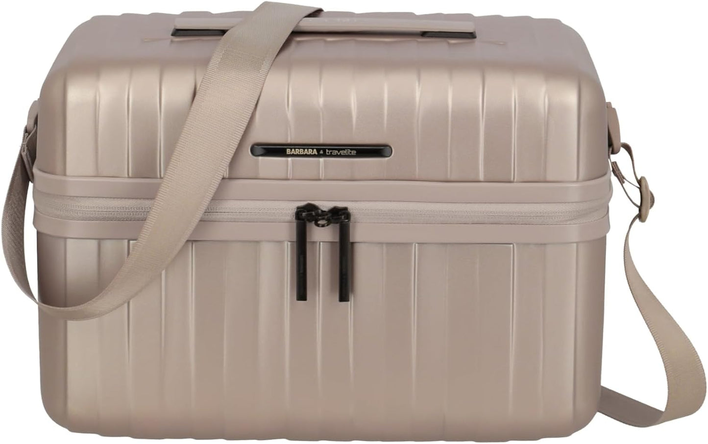 Beautycase mit Organizer & Schultergurt, Mehrfarbig Beautycase
