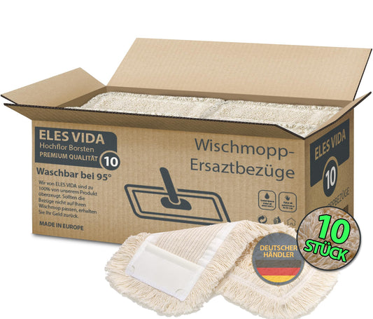 10er-Set Wischmopbezug, 40 cm 40 cm - 10 x Baumwolle