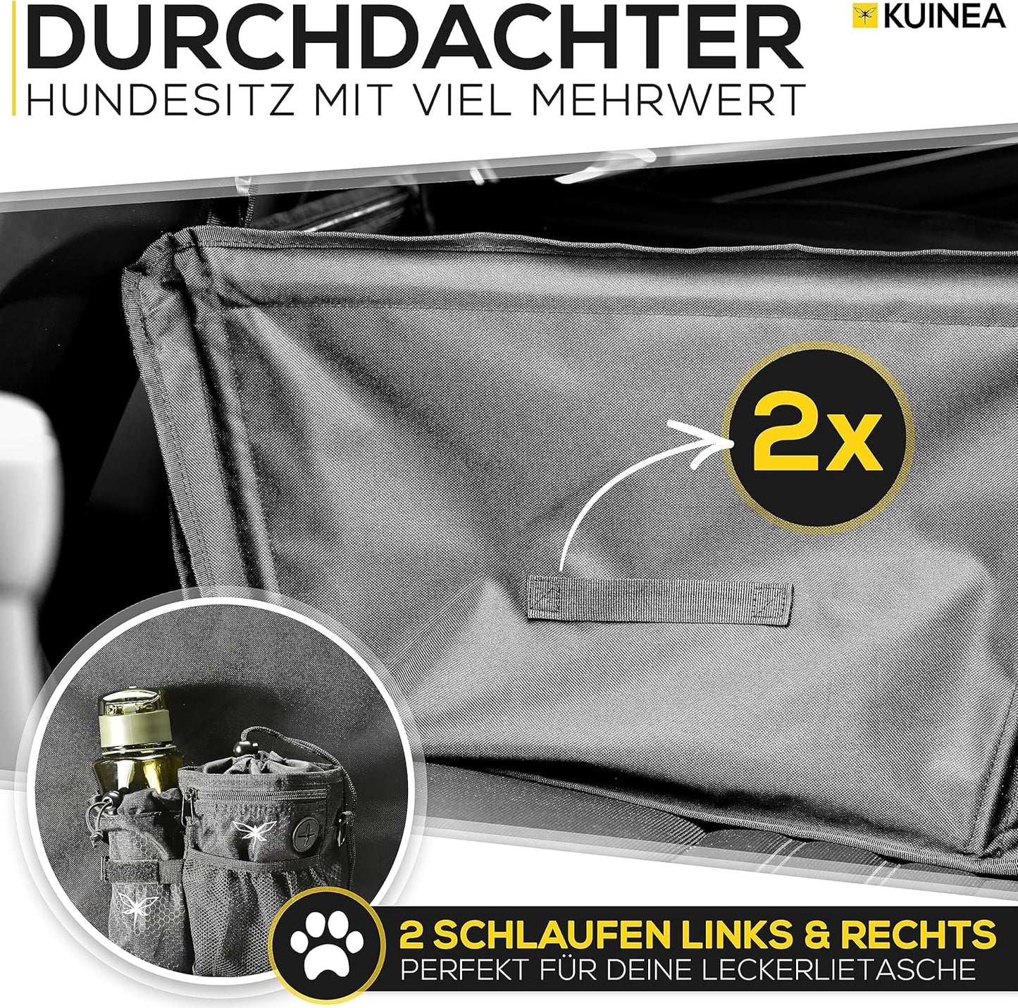 Hunde Autositz mit Sicherheitsgurt