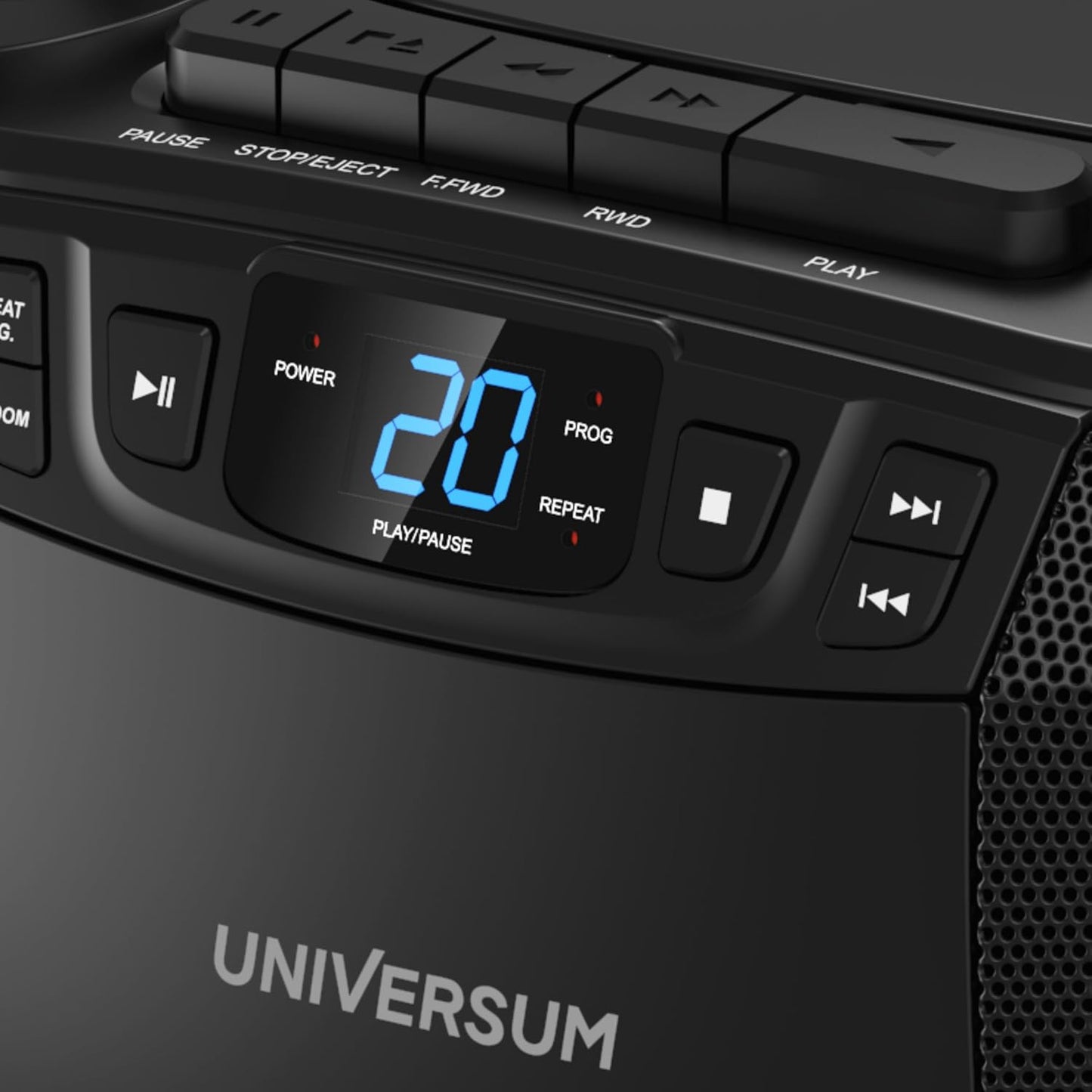 Tragbarer CD-Player mit Radio & Kassette