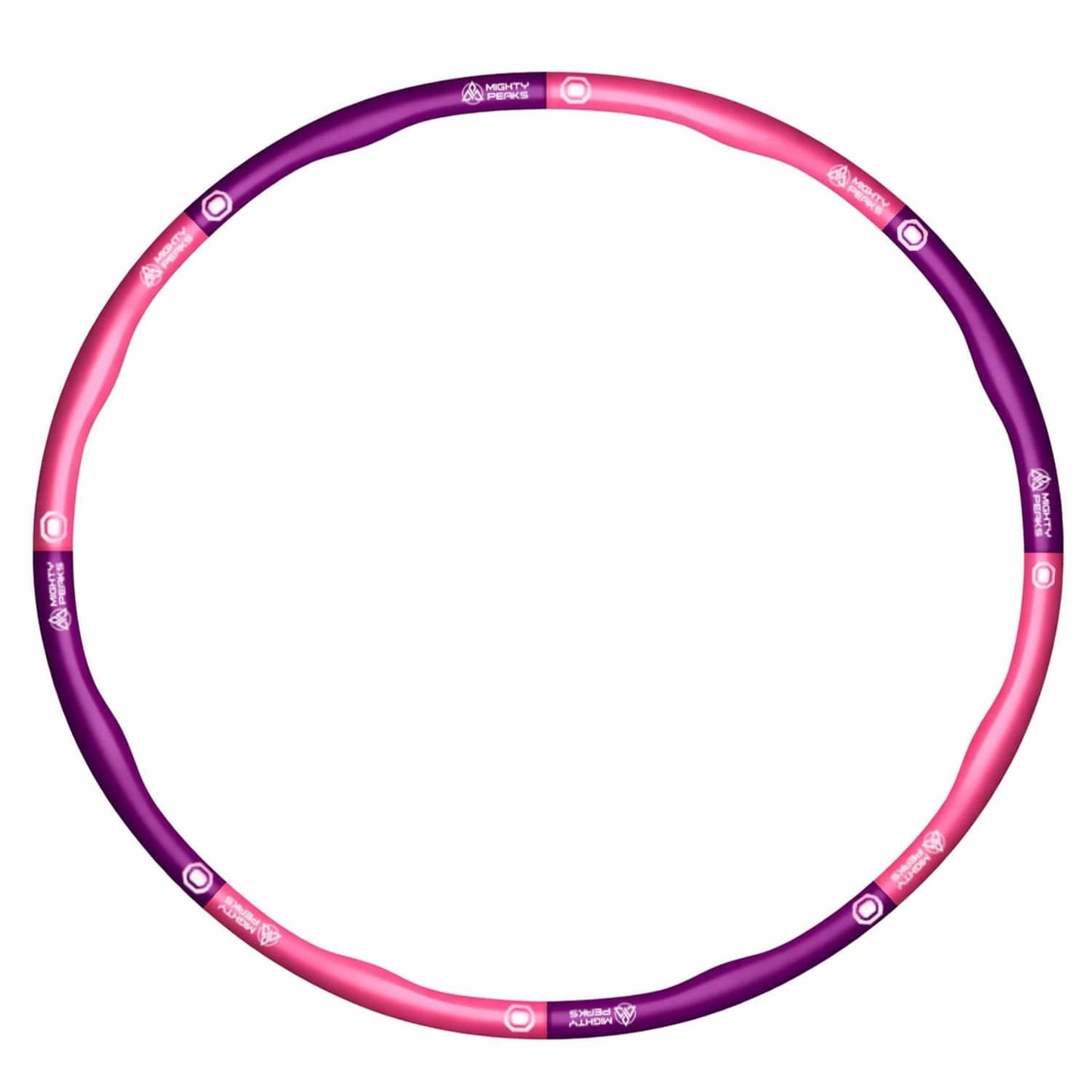Hula Hoop Reifen mit Massagenoppen, Purple-Pink
