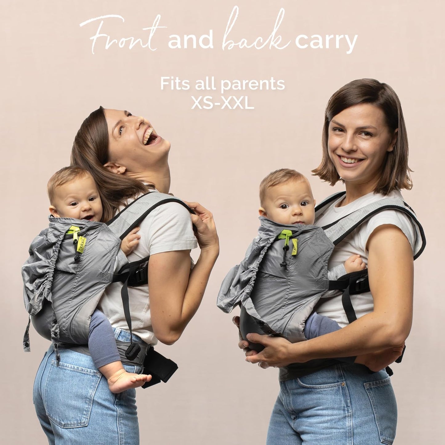 Babytrage & Kindertrage, Grey 1 Stück (1er Pack)