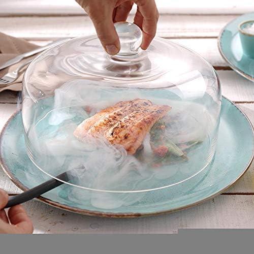 Glasglocke mit Knopf für Kuchen und Käse, Zubehör Glasglocke