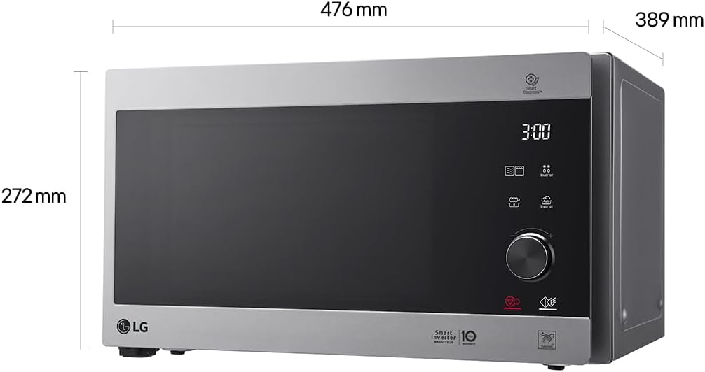 Mh6565cps Mikrowelle mit Grillfunktion, Grill-Mikrowelle Edelstahl