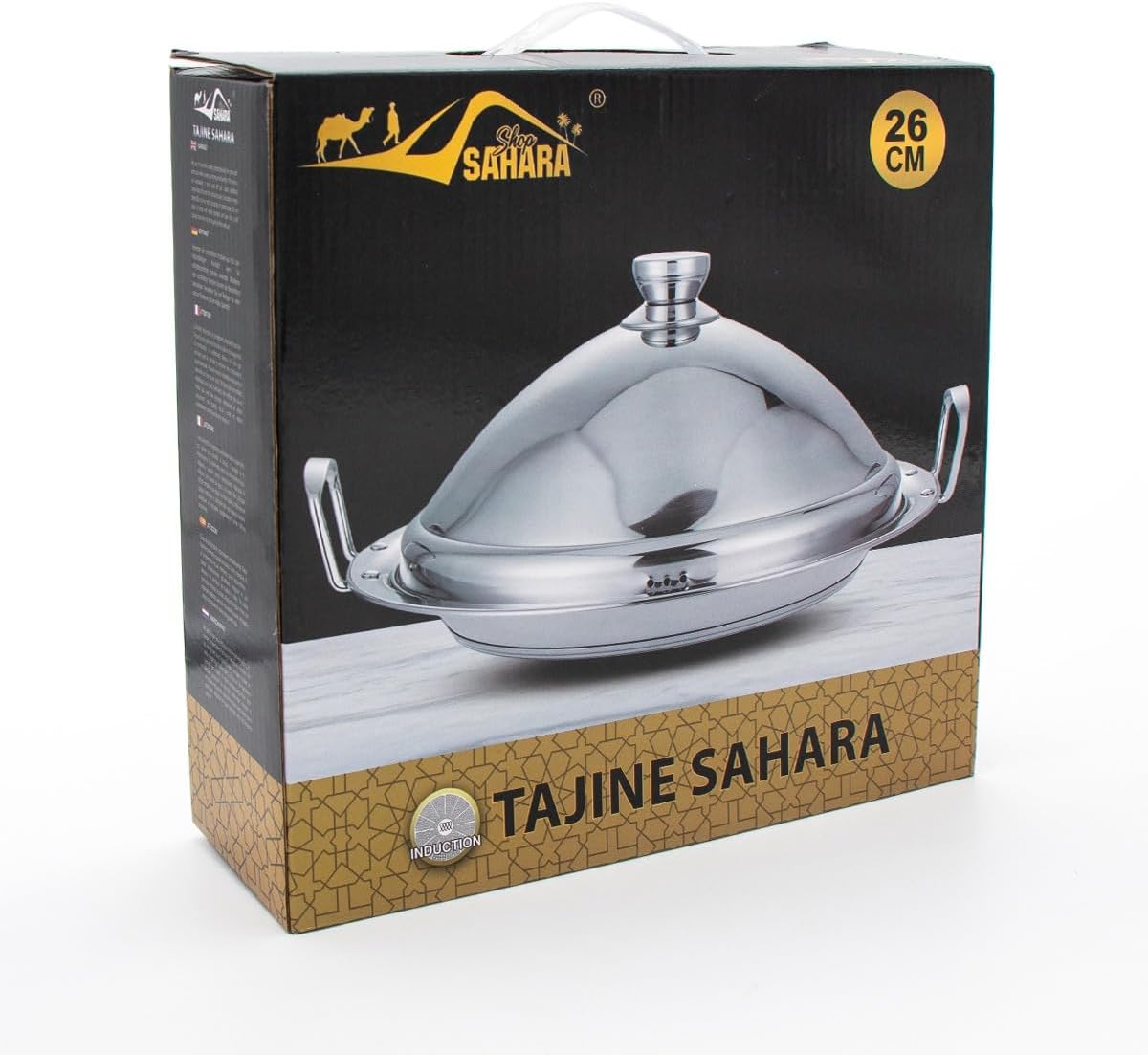 Tajine Kochtopf mit Deckel für alle Herdarten (34cm), Ø34cm