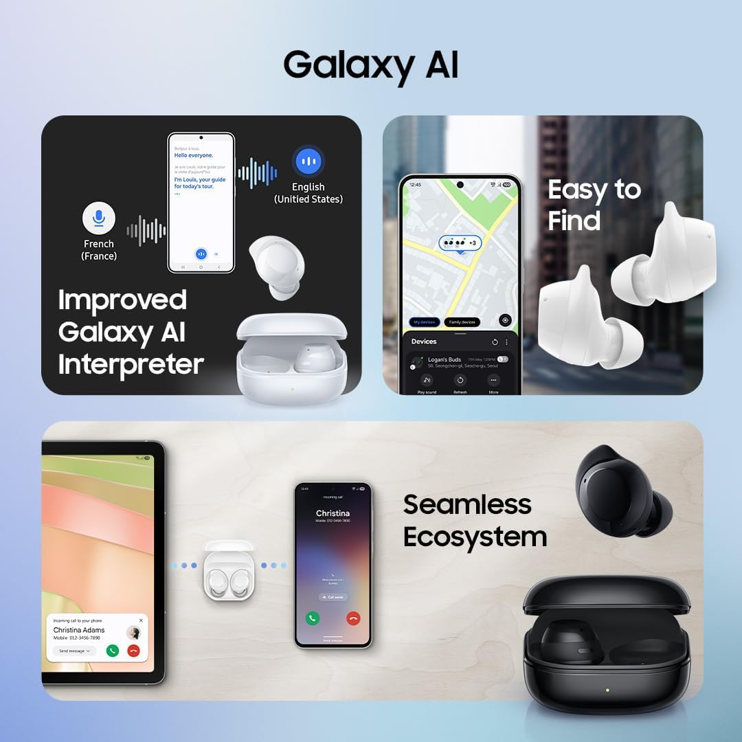Galaxy Buds Core SM-R410 mit Active Noise Cancelling, schwarzes
