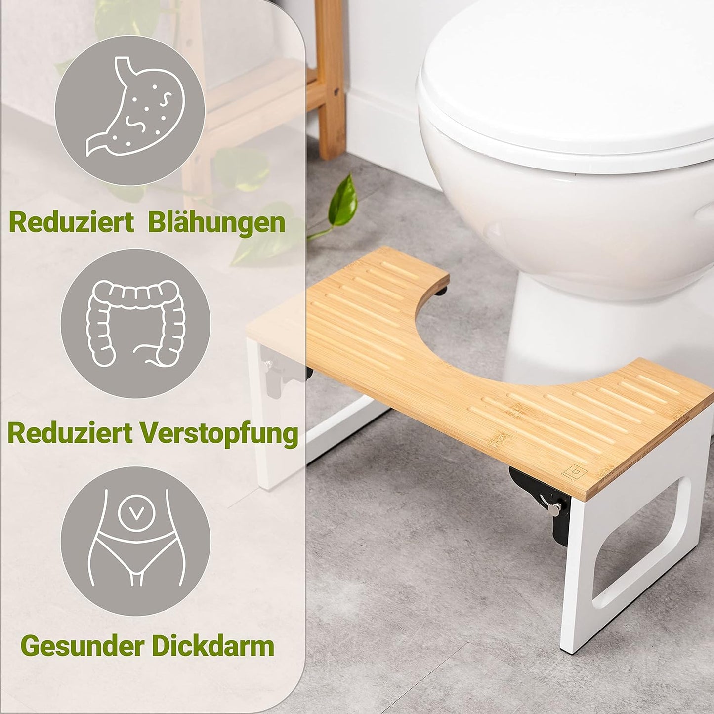 Klappbarer Toilettenhocker, Toilettenhocker